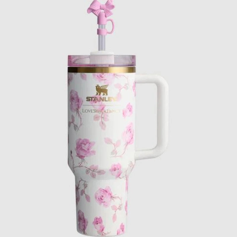 40-OZ Stanley x LoveShackFancy Ribbon Rosa | Copy