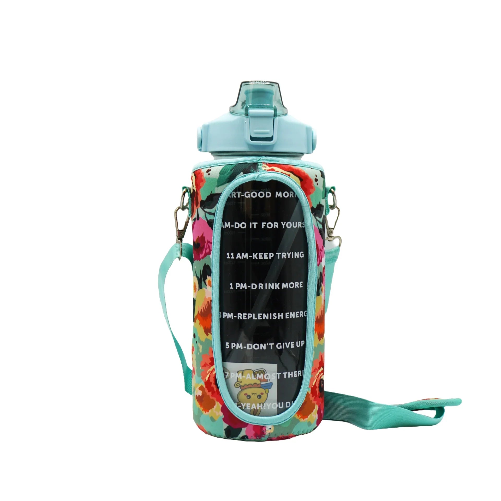 2 Litre Motivational Water Bottle – Botella Flaske - Botella Flaske