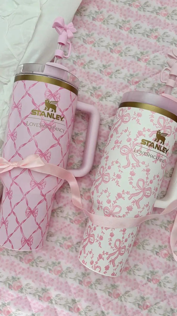 Stanley X LoveShackFancy 40oz Quencher H2.0 FlowState Tumbler