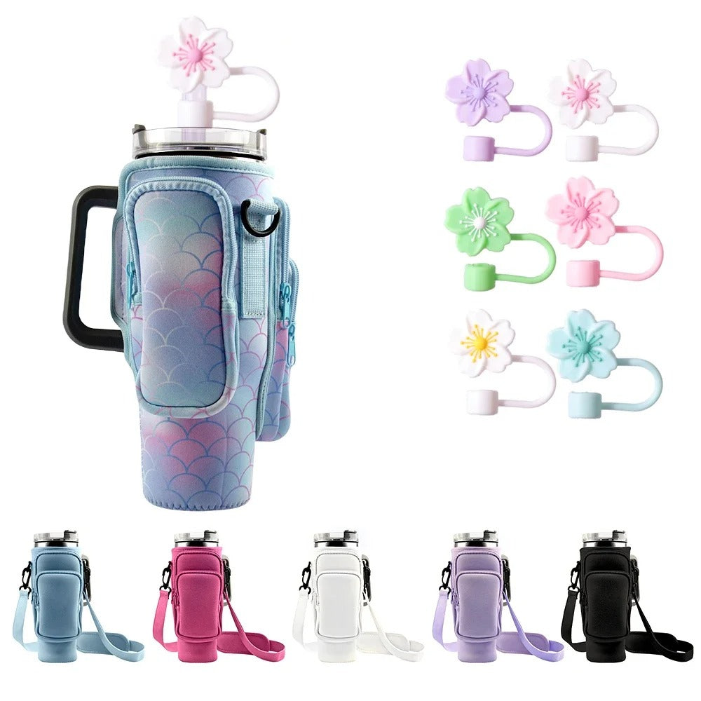 40-Oz Quencher Flower Shaped Straw Stopper