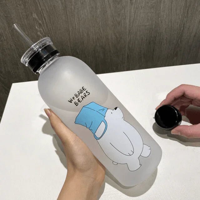 We Bare Bear Water Bottle – Botella Flaske - Botella Flaske