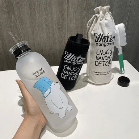 We Bare Bear Water Bottle – Botella Flaske - Botella Flaske
