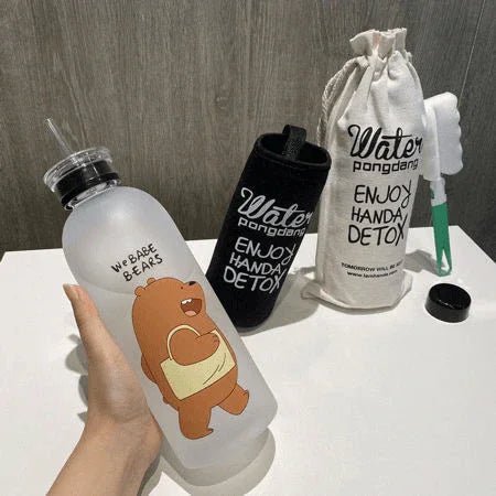 We Bare Bear Water Bottle – Botella Flaske - Botella Flaske