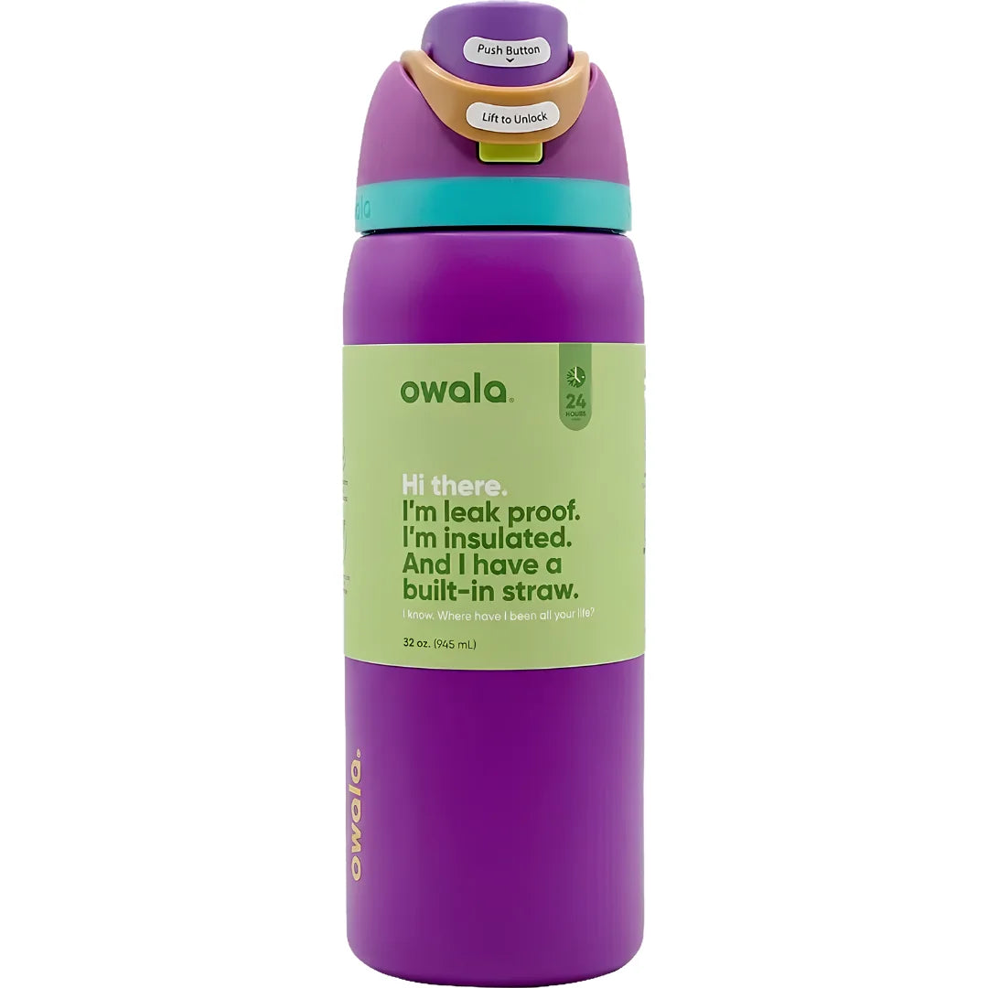 Owala FreeSip Water Bottle - 32oz | Purple