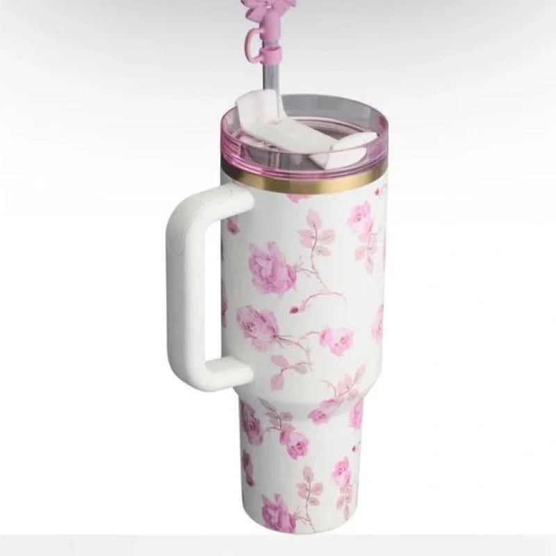 40-OZ Stanley x LoveShackFancy Ribbon Rosa | Copy