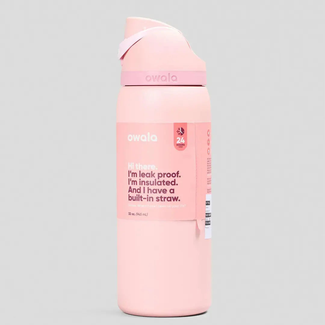 Owala FreeSip Water Bottle - 32oz | Pink