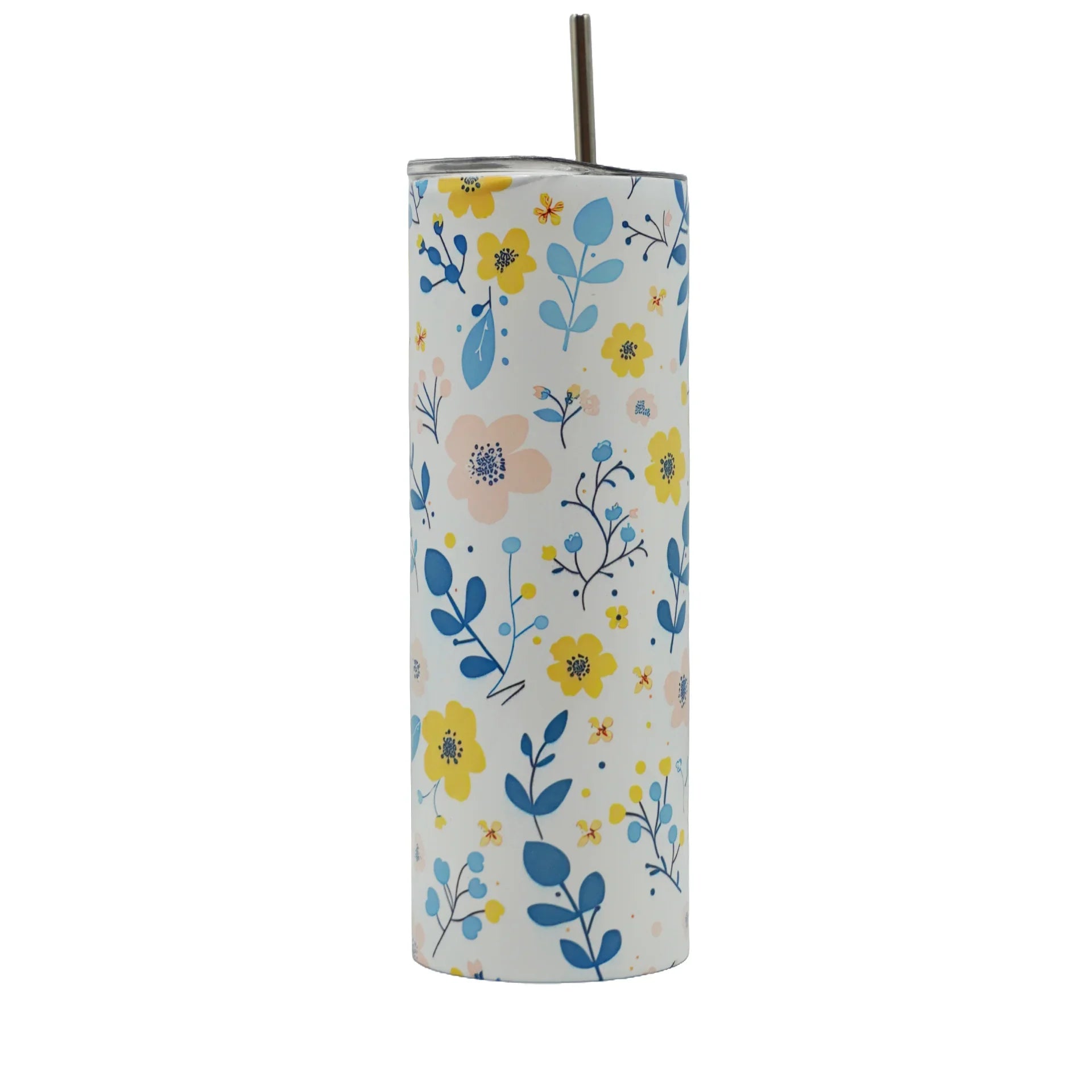 Stainless Steel Tumbler with Steel Straw – Botella Flaske - Botella Flaske