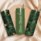 Personalized Stainless Steel Tumbler with Steel Straw – Botella Flaske - Botella Flaske
