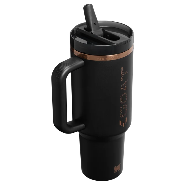 The Messi x Stanley Quencher ProTour Flip Straw Tumbler Black