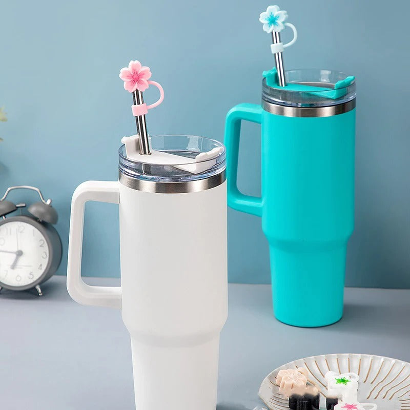 40-Oz Quencher Flower Shaped Straw Stopper