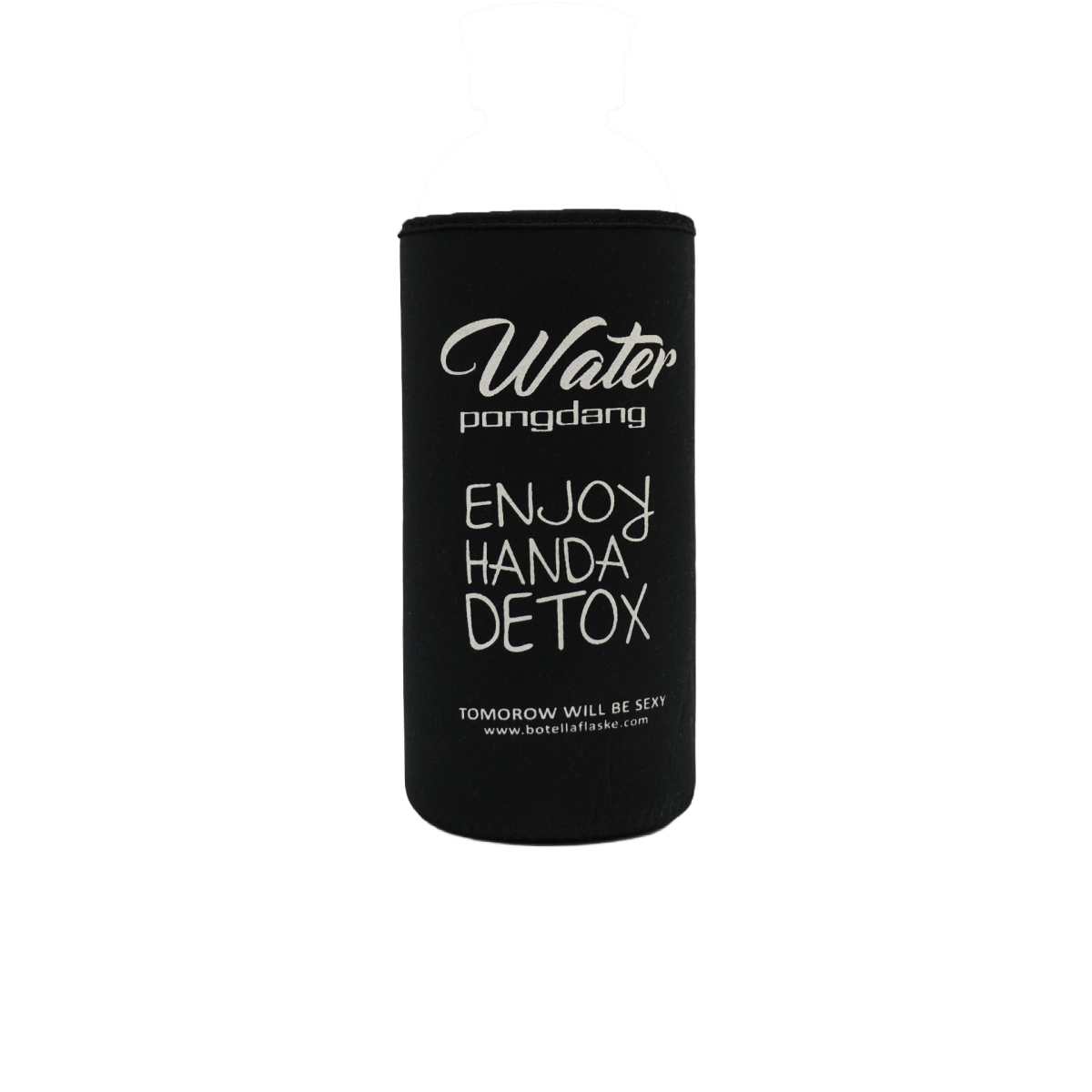 We Babe Bear Bottle Black Neoprene Sleeve - Botella Flaske